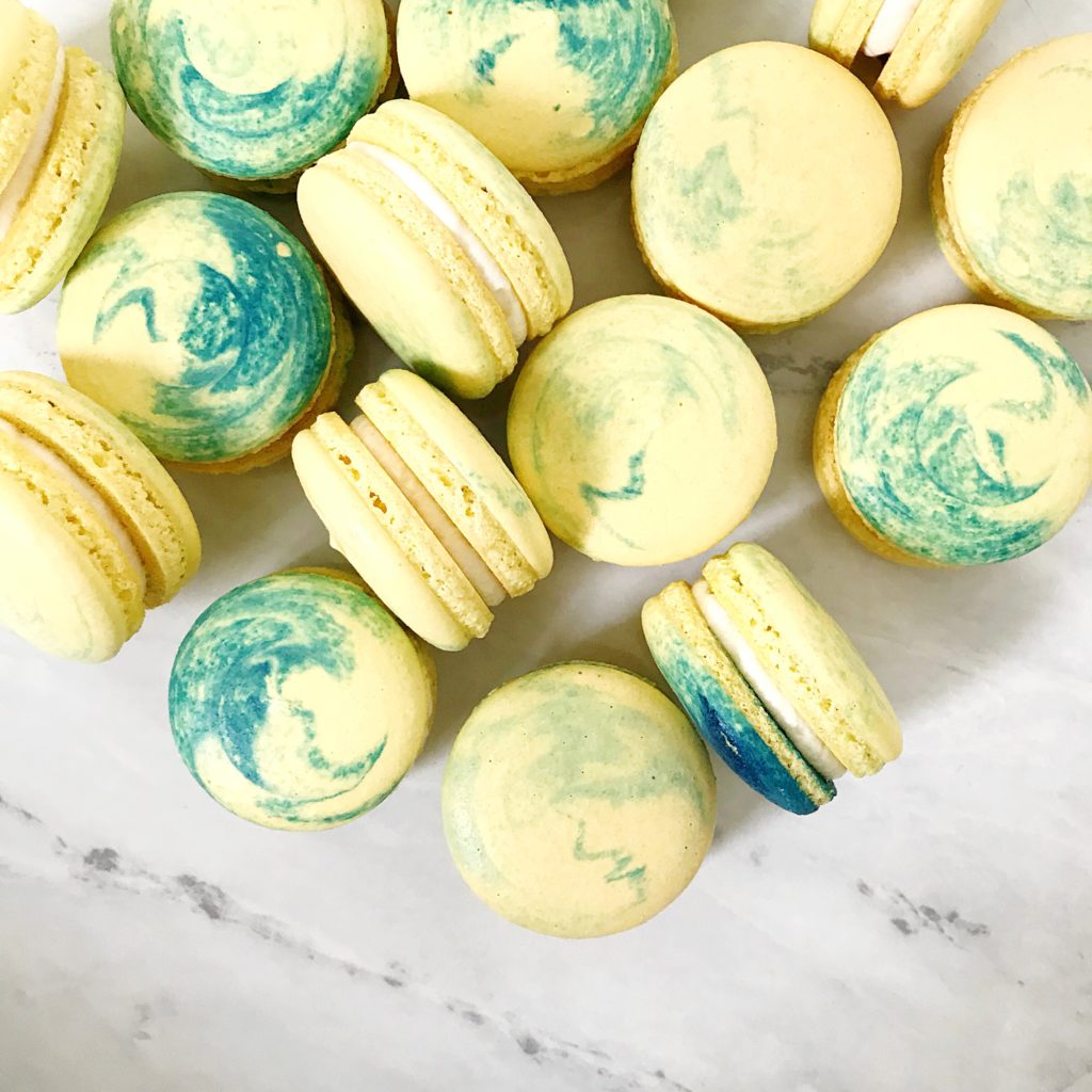 lemon blueberry cheesecake macaron filling recipe