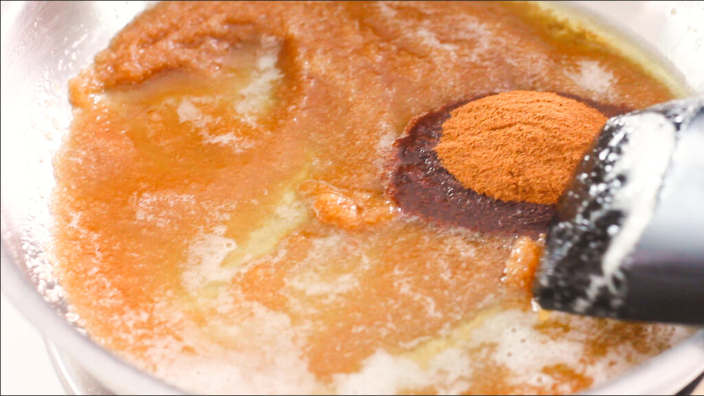 Browned butter, brown sugar, and cinnamon