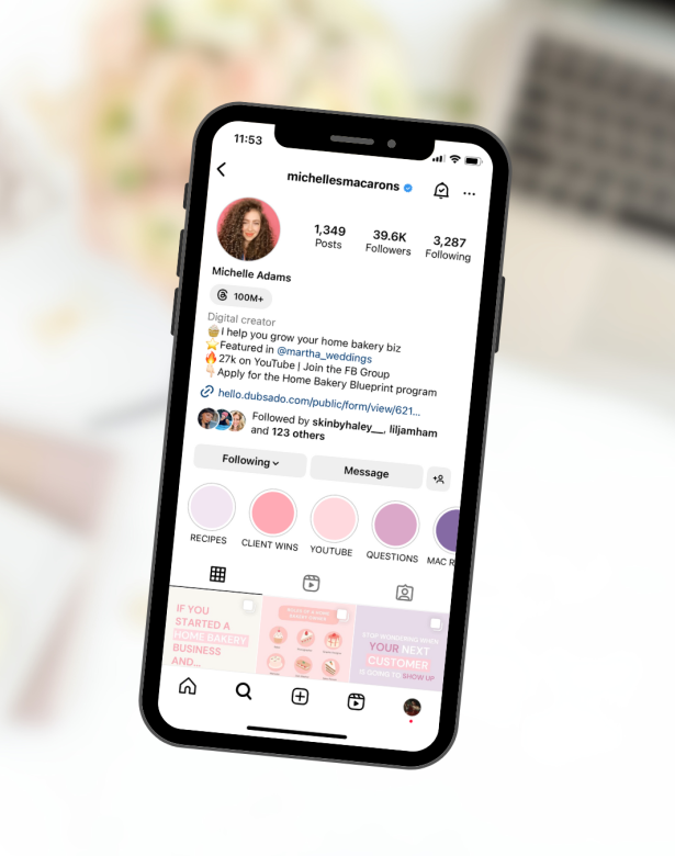 michelle's macarons instagram